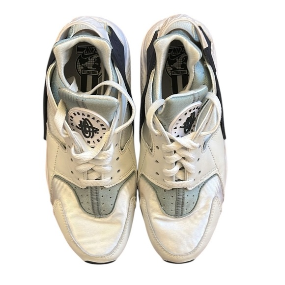 Nike Air Huarache Sneaker Shoe White Sage Black Athletic Run Train Walk Size 7.5 - Picture 5 of 16